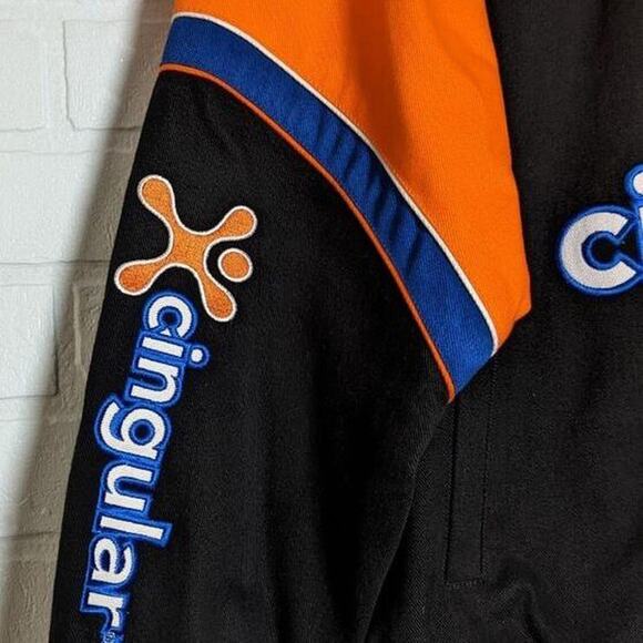 Vintage Jeff Hamilton Cingular AT&T NASCAR Jacket Rare Size XL - Picture 5 of 7